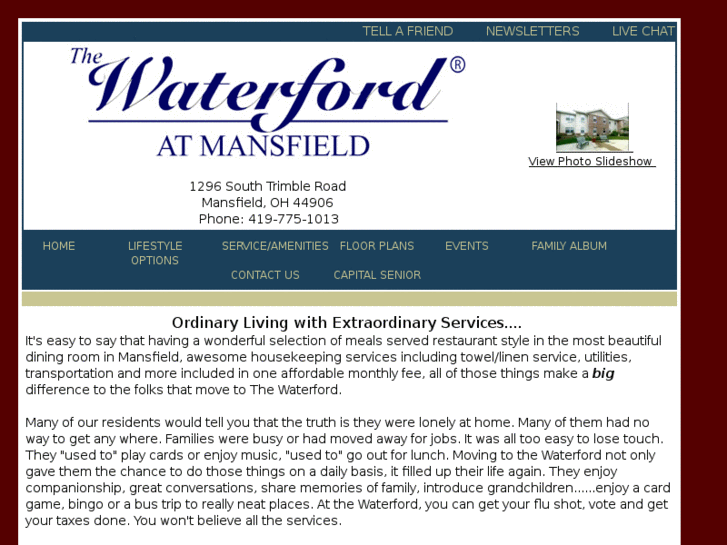 www.waterfordatmansfield.com