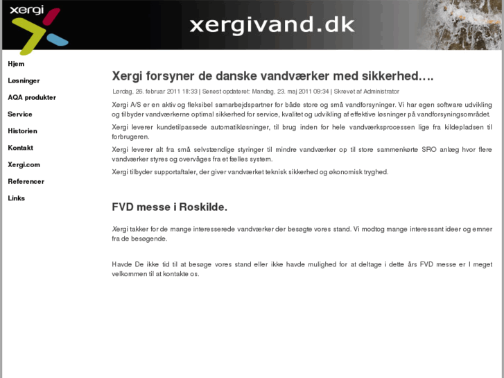 www.xergivand.dk