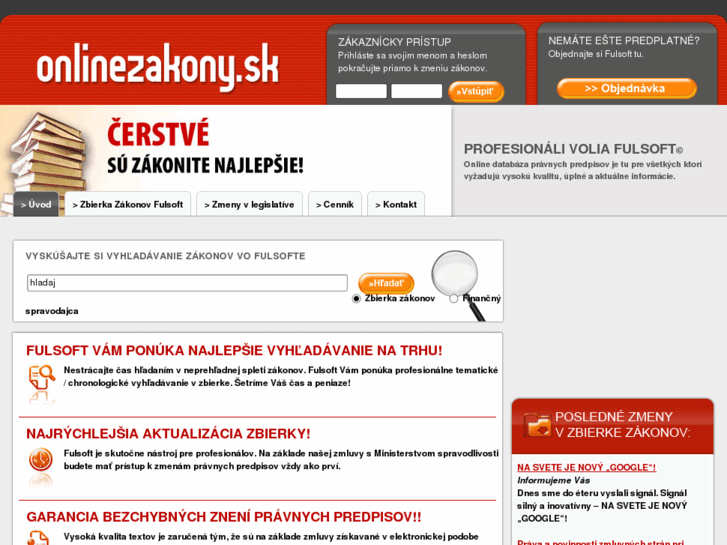 www.zakonyonline.sk