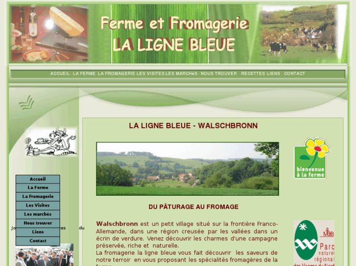 www.fromagerie-lalignebleue.net