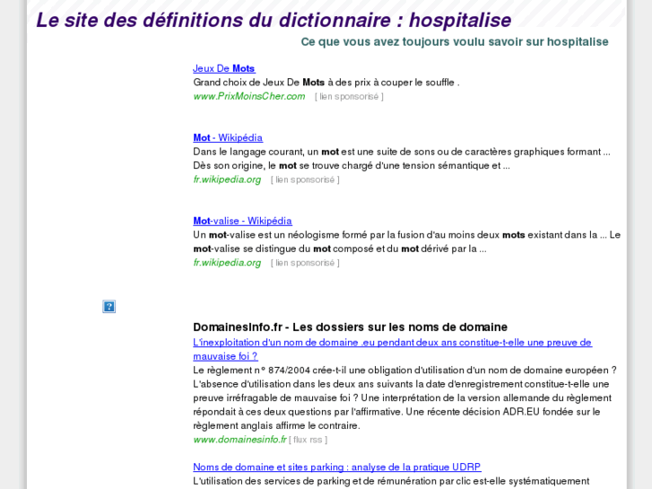 www.hospitalise.fr