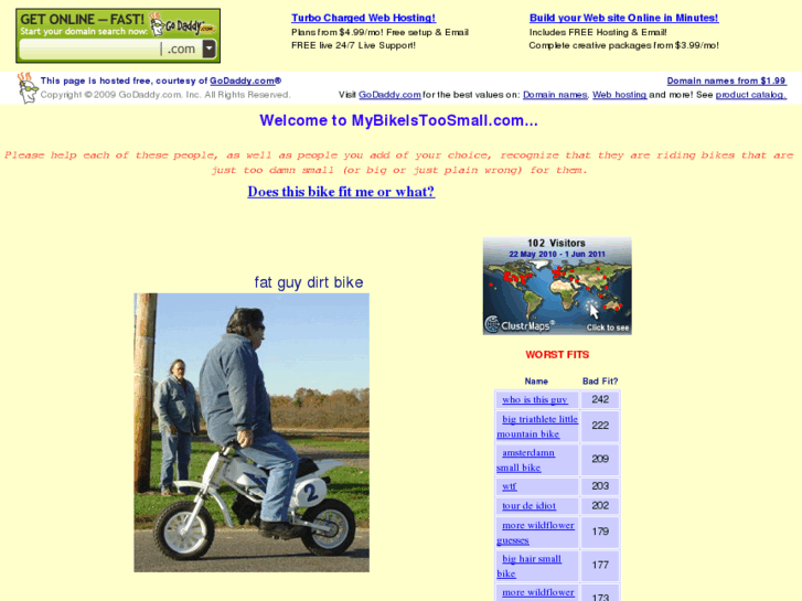 www.mybikeistoosmall.com