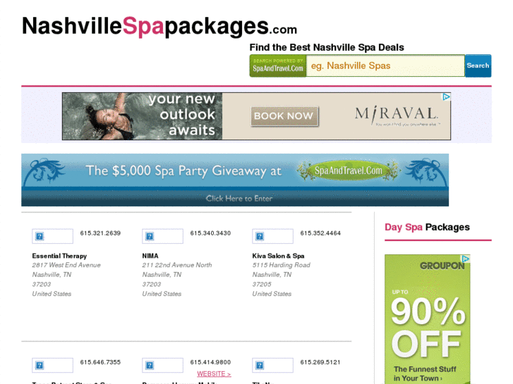 www.nashvillespapackages.com