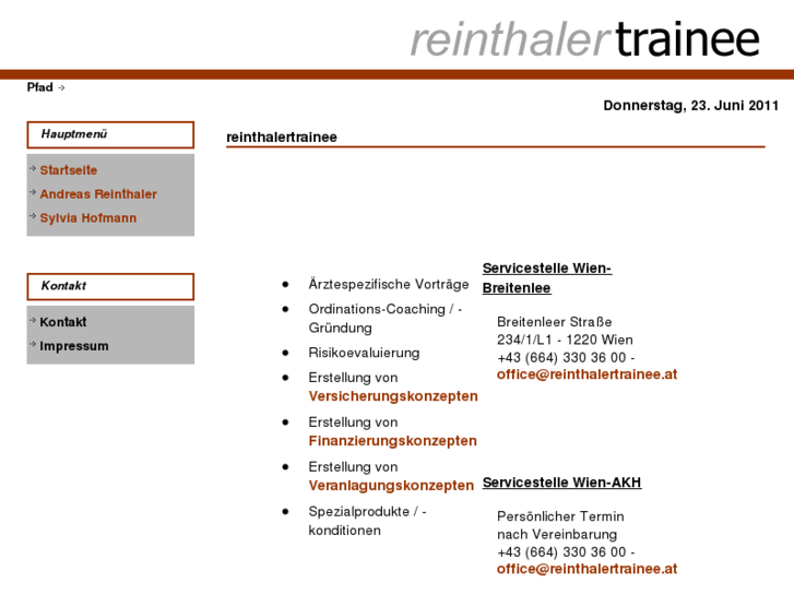 www.reinthalertrainee.com