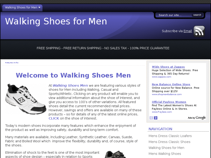 www.walkingshoesmen.com