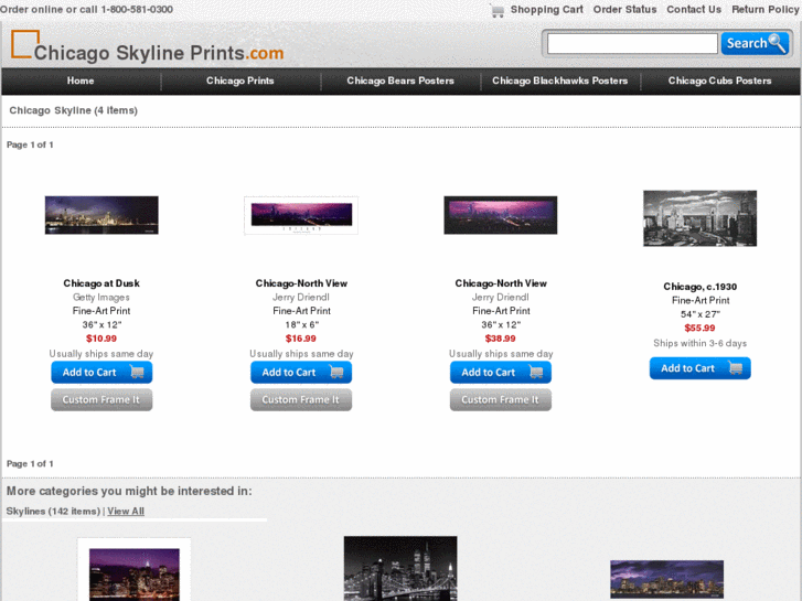 www.chicagoskylineprints.com