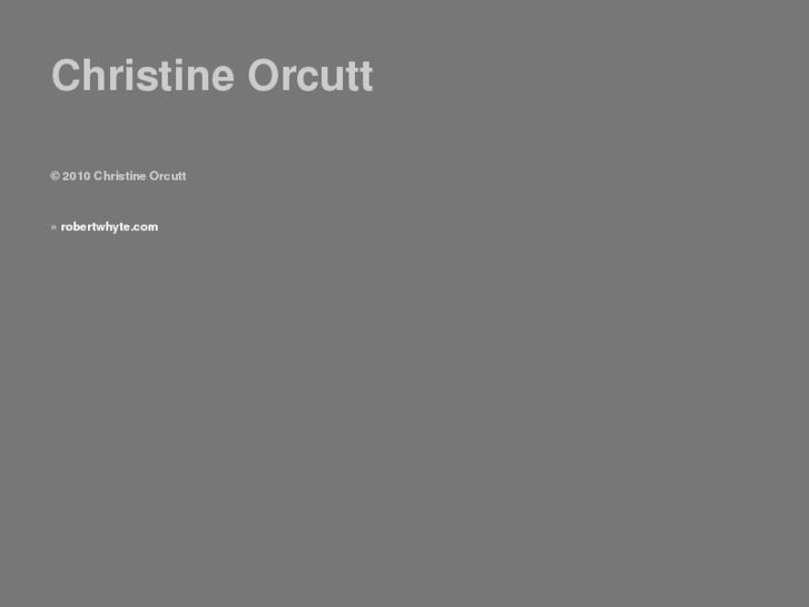 www.christineorcutt.com