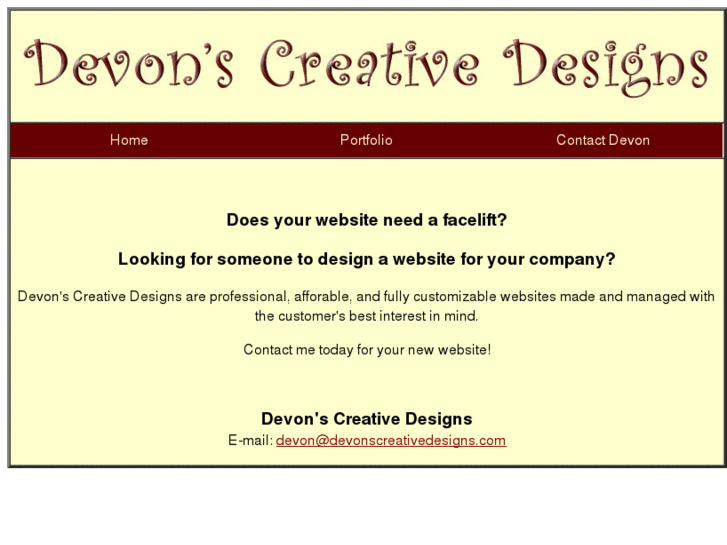 www.devonscreativedesigns.com