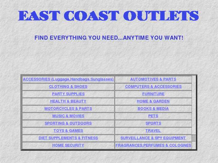 www.eastcoastoutlets.com