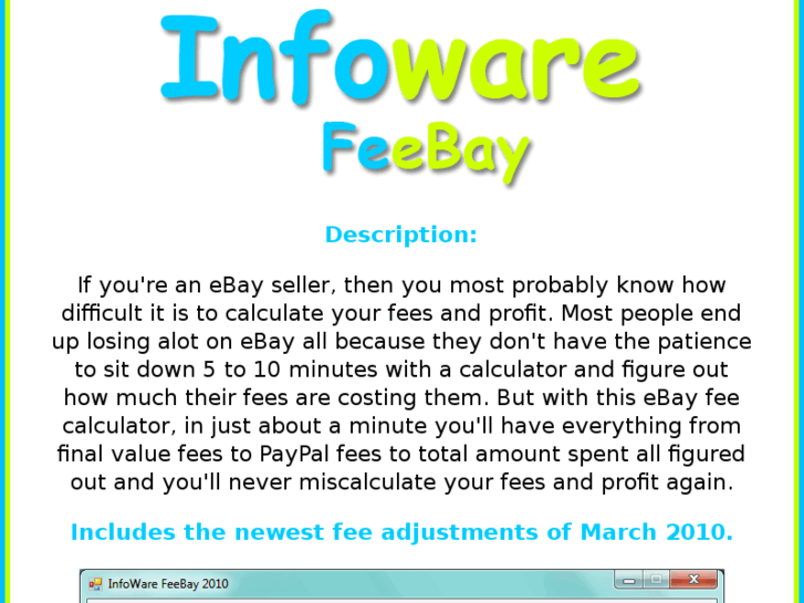 www.infoware-feebay.com