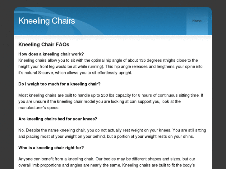 www.kneelingchairs.biz