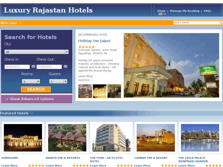 www.luxuryrajasthanbusinesshotels.com