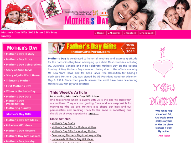 www.mothersdaycelebration.com