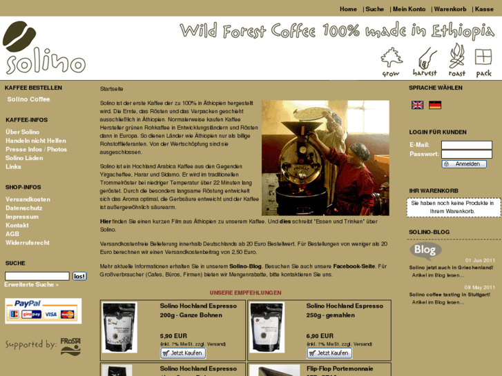 www.solino-coffee.com