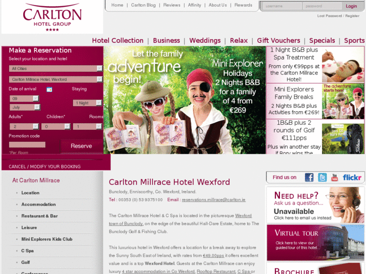 www.carltonmillracehotel.com