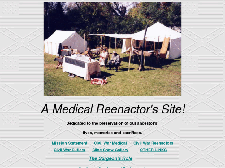 www.civilwarmedicalreenactors.com