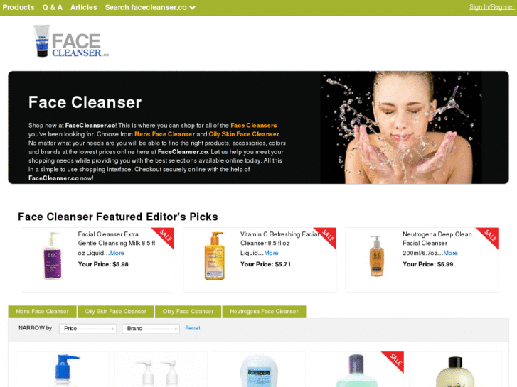 www.facecleanser.co