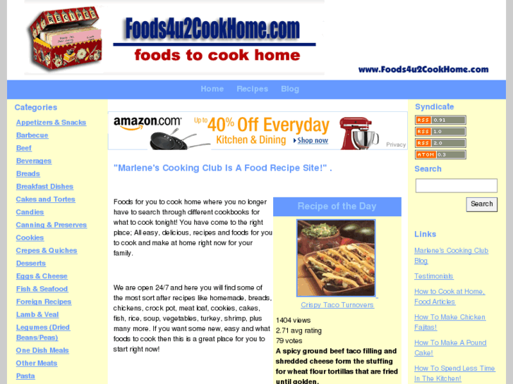 www.foods4u2cookhome.com