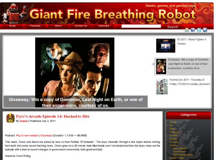 www.giantfirebreathingrobot.net