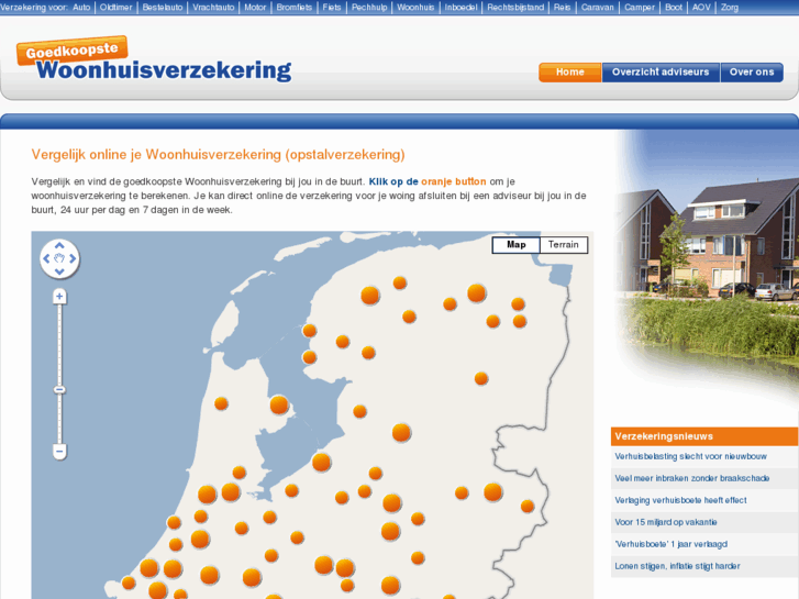 www.goedkoopste-woonhuisverzekering.nl