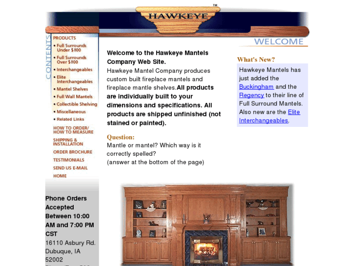 www.hawkeyemantels.com