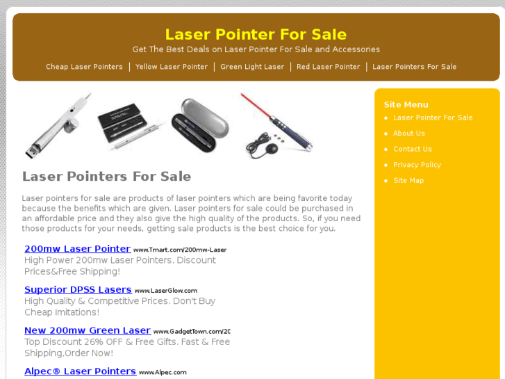 www.laserpointersforsale.com