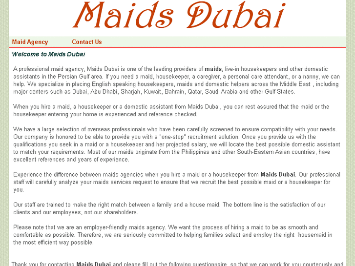 www.maidsdubai.com