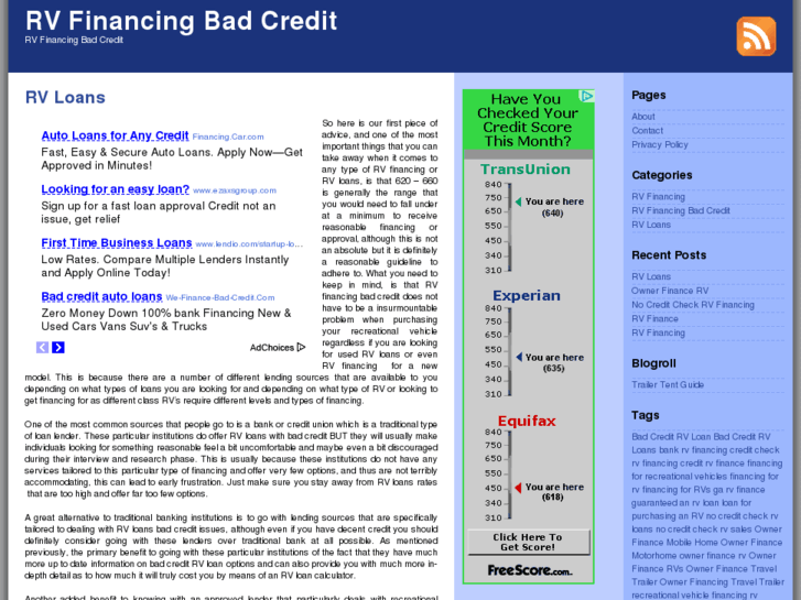 www.rvfinancingbadcredit.com