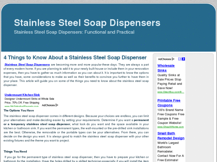 www.stainless-steel-soap-dispensers.com