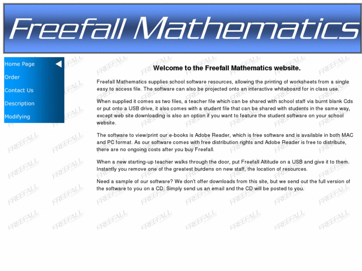 www.freefallmathematics.com