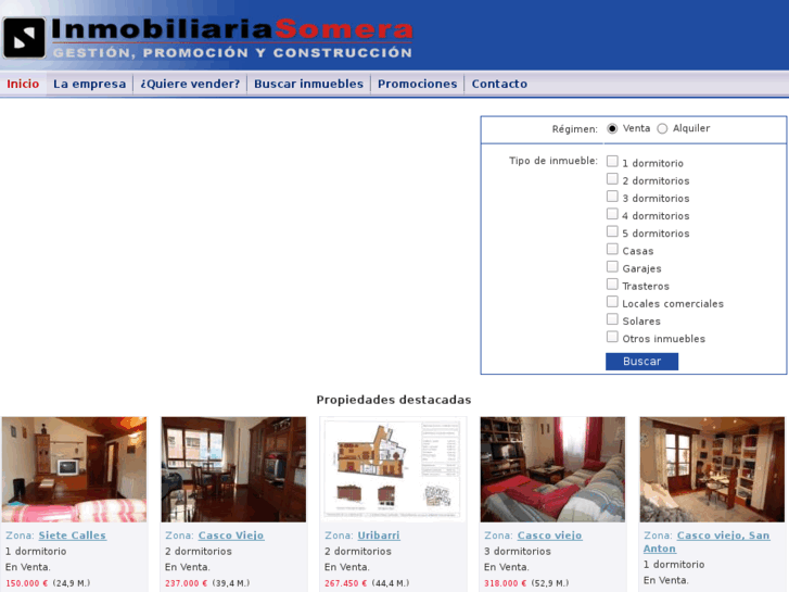 www.inmobiliariasomera.com