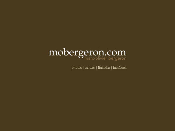 www.marcolivierbergeron.com