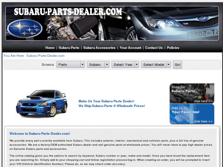 www.subaru-parts-dealer.com