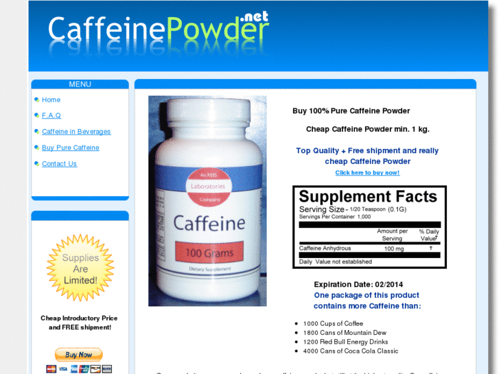 www.caffeinepowder.net