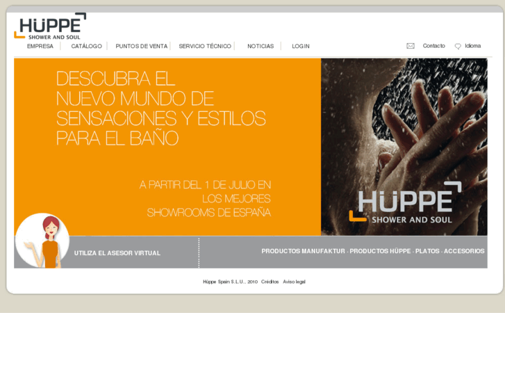 www.huppe-ducha.com