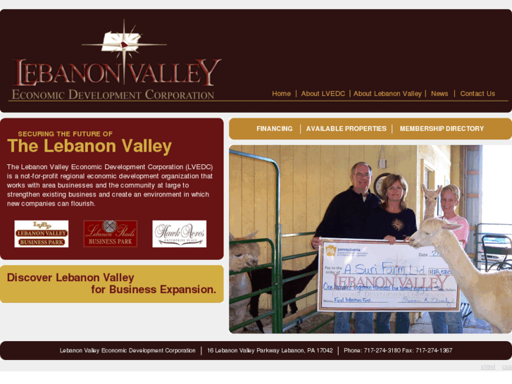 www.lebanonvalleyedc.org