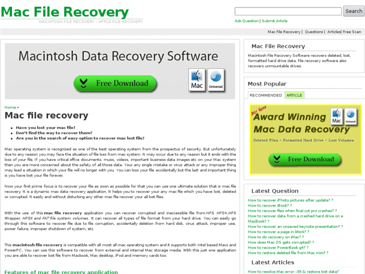 www.macintoshfilerecovery.net