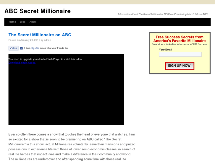 www.abc-secret-millionaire.com