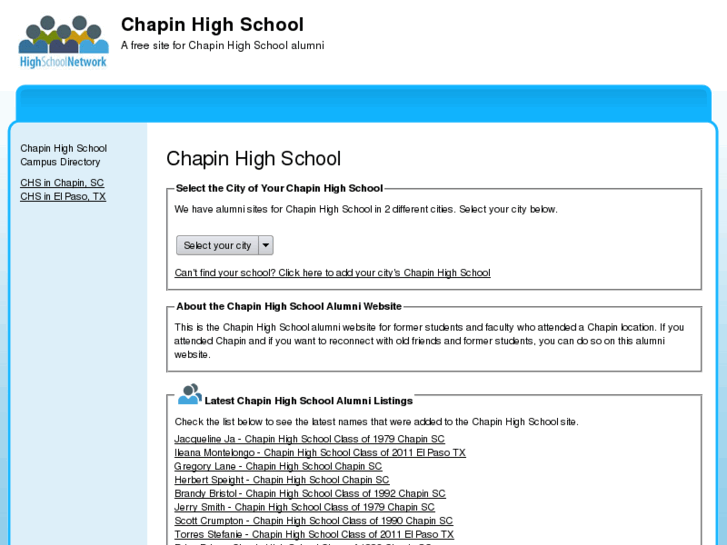 www.chapinhighschool.org