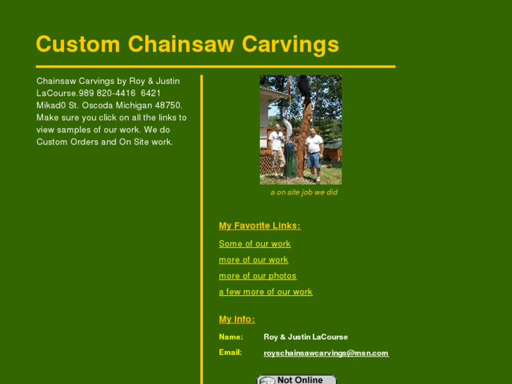 www.customchainsawcarvings.net