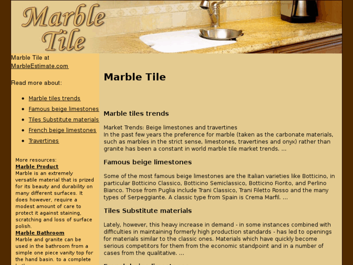 www.marbleestimate.com