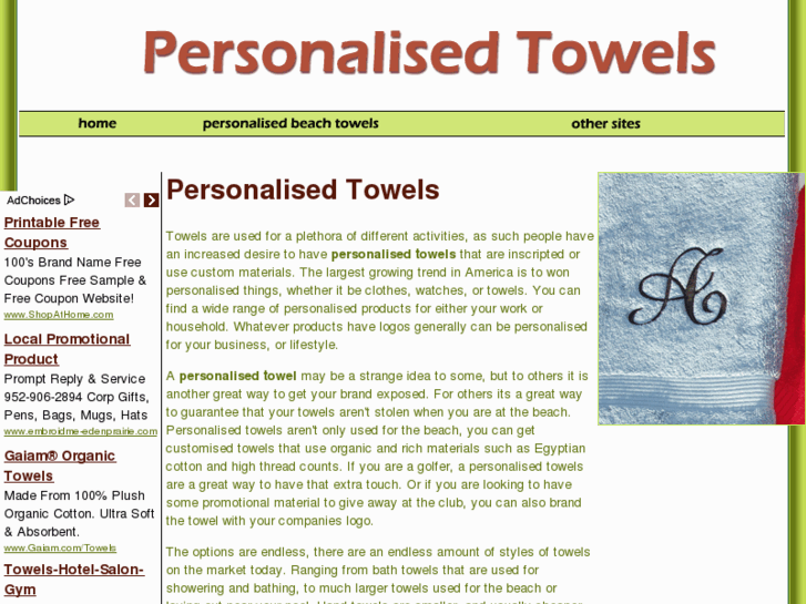 www.personalisedtowels.net