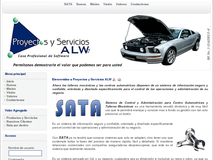 www.proyectosyserviciosalw.com