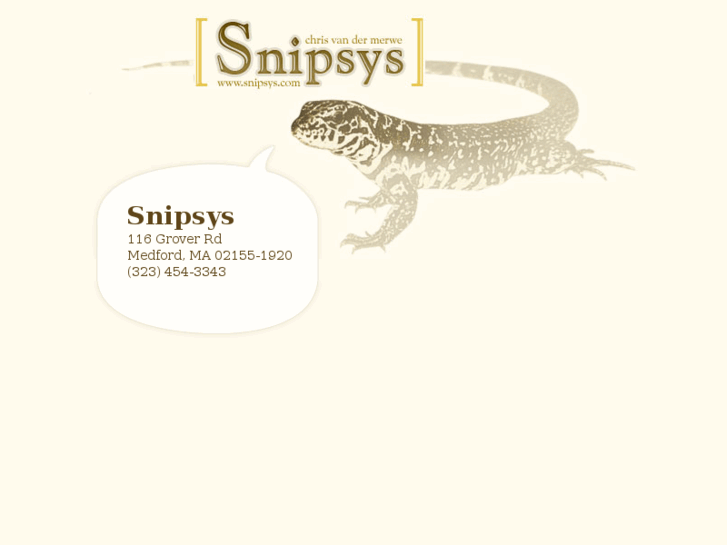 www.snipsys.net
