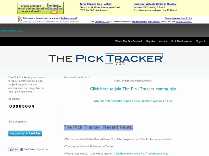 www.thepicktracker.com