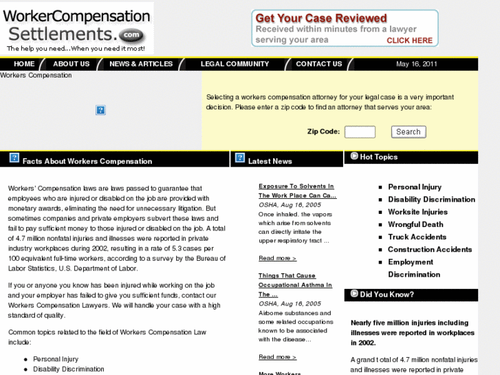 www.workercompensationsettlements.com