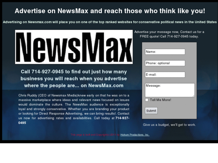 www.advertiseonnewsmax.com