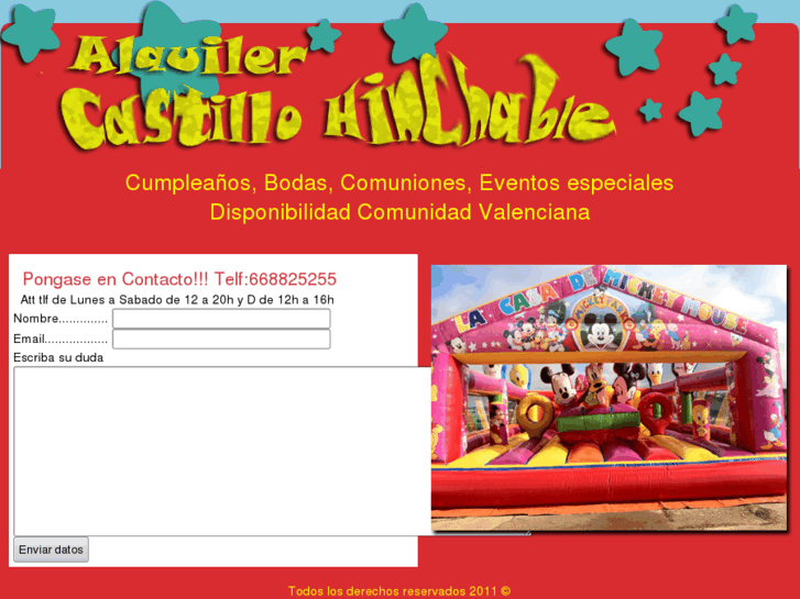 www.alquilarcastillohinchable.es