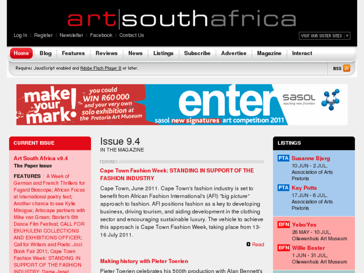 www.artsouthafrica.com