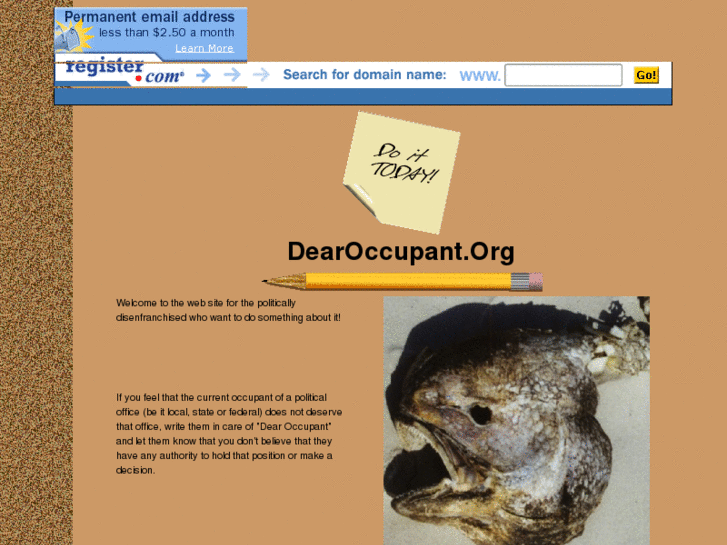 www.dearoccupant.org